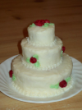 A doll wedding cake